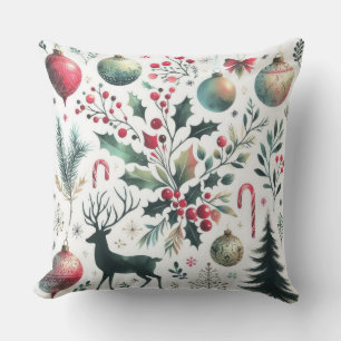 Woodland Christmas Cushion