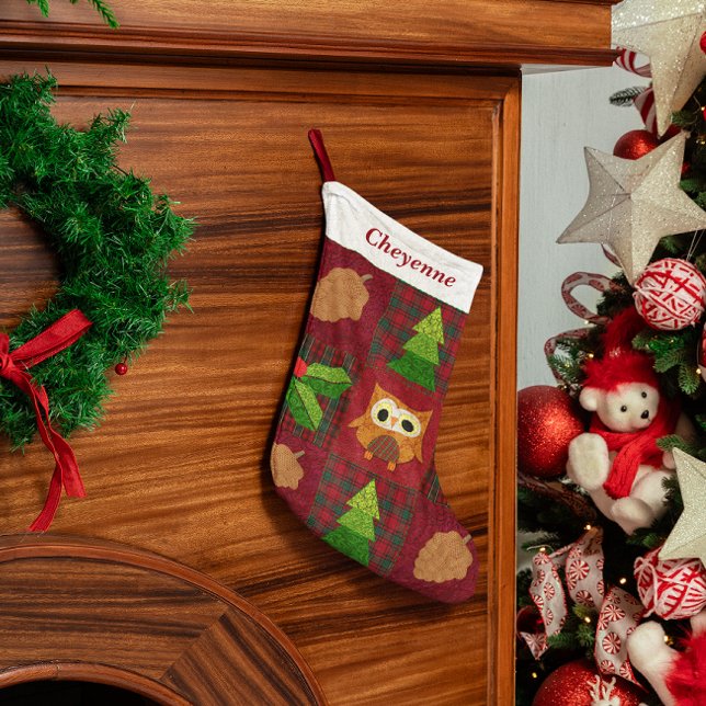Woodland Christmas Stocking (Creator Uploaded)