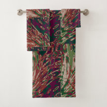 Woodland Colors of Browns and Greens Abstract
