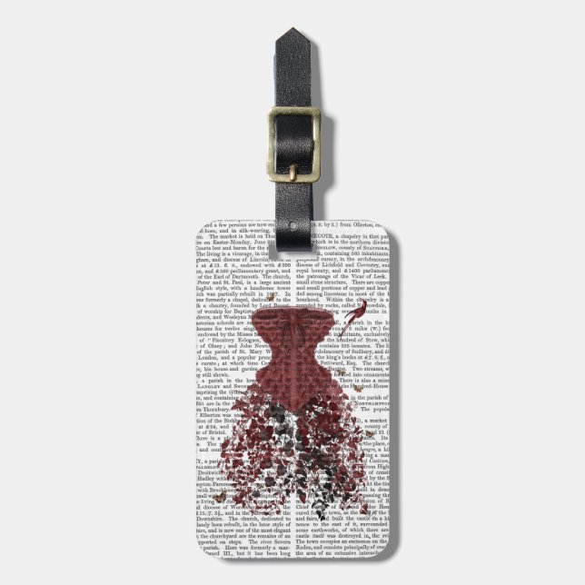 Woodland Corset 2 Luggage Tag (Front Vertical)