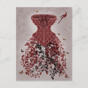 Woodland Corset Postcard