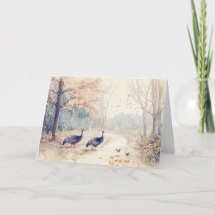 Woodland Creatures Note Card