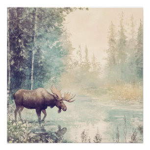 Woodland Creatures Poster