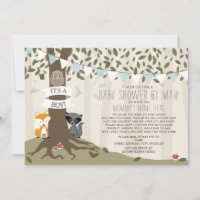 Woodland Creatures Social Distancing Mail Shower
