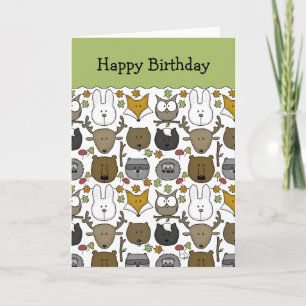 Woodland Critters-Best Forest Friends Card