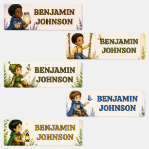 Woodland Cute Fantasy School Boy Name