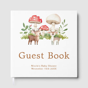 Woodland Deer Baby Shower Guest Book