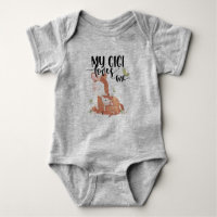 Woodland Deer Doe and Baby Fawn My Gigi Loves Me