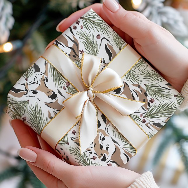 Woodland Deer Forest Wrapping Paper (Creator Uploaded)