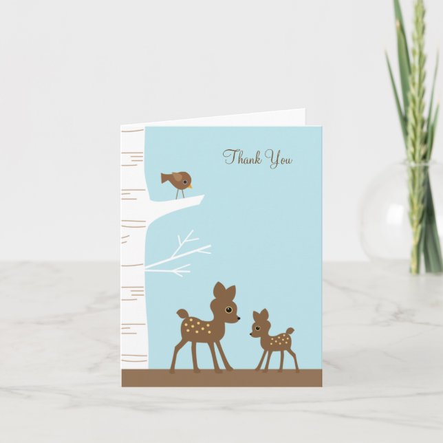Woodland Deer Note Cards (Front)