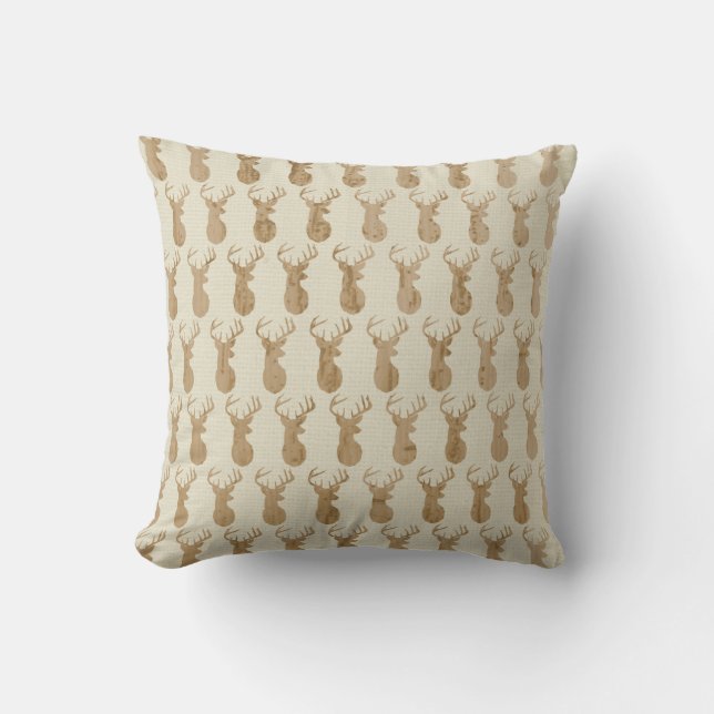 Woodland Deer Pillow (Front)