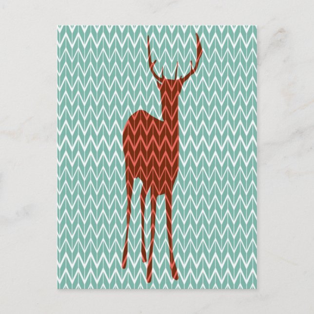 Woodland Deer Postcard (Front)