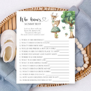 woodland Deer - Who knows mummy best