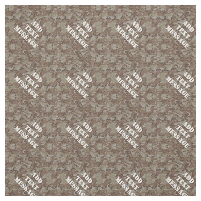 Woodland Desert Military Camouflage Fabric (Swatch)