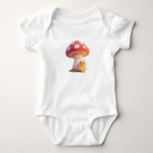 Woodland Duckling Baby Dress Bodysuit
