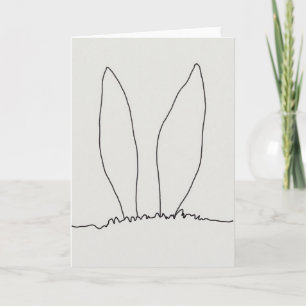 Woodland Ears Silhouette Card