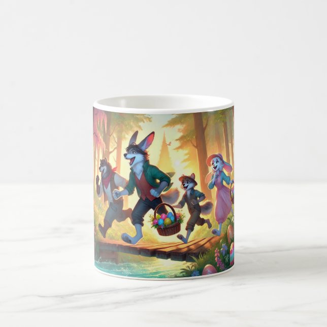 Woodland Easter Adventure – Joyful Egg Hunt Coffee Mug (Center)