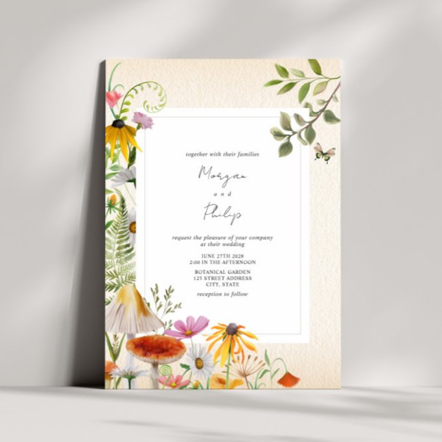 Woodland Elegant Forest Wedding Invitation (Creator Uploaded)