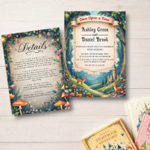 Woodland Enchanted Forest Castle Fairytale Wedding