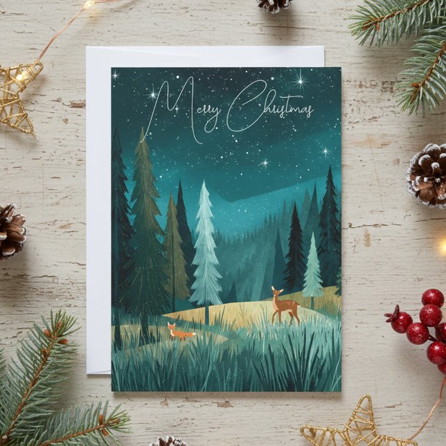 Woodland Evergreen Forest Holiday Scene (Creator Uploaded)