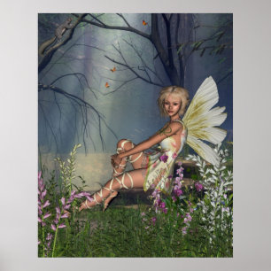 Woodland Fairy Poster