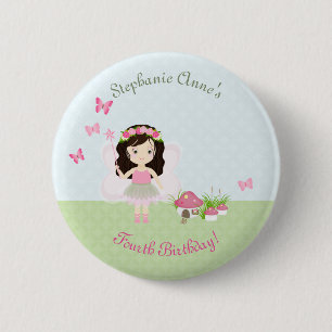 Woodland Fairy Princess 6 Cm Round Badge