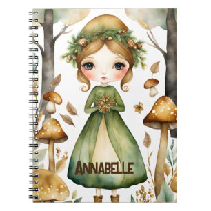 Woodland Fairy Spiral Photo Notebook