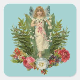 Woodland Fairy Square Sticker