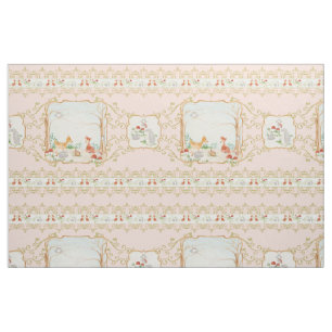 Woodland Fairytale Creatures Baby Girl Nursery Fabric