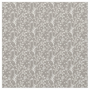 Woodland Fairytale Fern Swirl Baby Girl Nursery Fabric