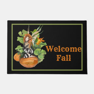 Woodland Fall Harvest Elf Doormat