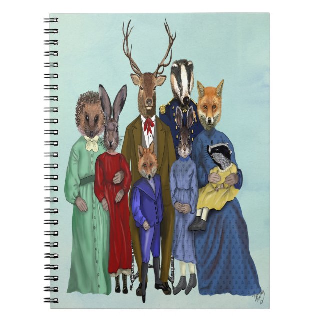 Woodland Family Notebook (Front)