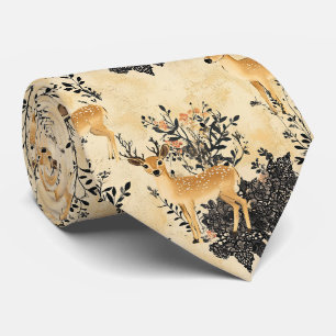 Woodland Fawn Nursery Pattern Tie