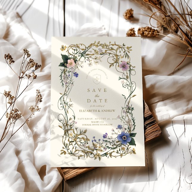 Woodland Fern Wedding Save The Date (Creator Uploaded)