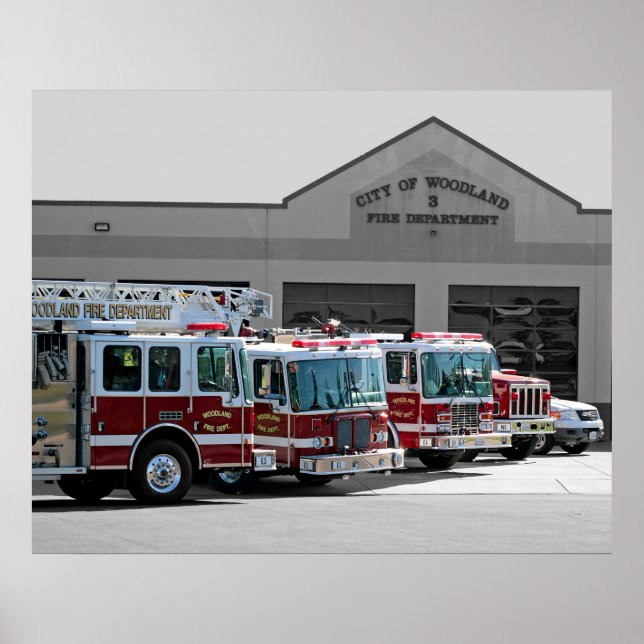 Woodland Fire Department Poster (Front)