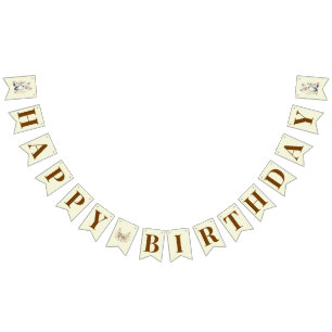 Woodland First Birthday Banner