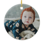 Woodland First Christmas with Birth Stats Photo 