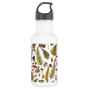 Woodland flora and fauna 2 532 ml water bottle