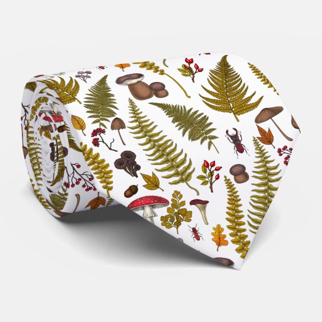 Woodland flora and fauna 2 tie (Rolled)