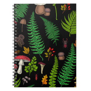 Woodland flora and fauna notebook