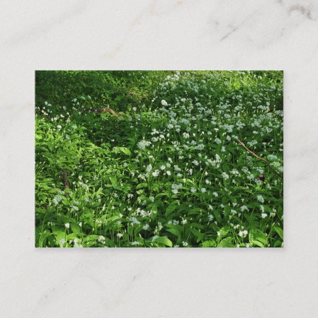 Woodland Flowers Business Card (Front)