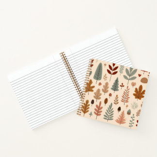 Woodland Foliage Spiral Notebook