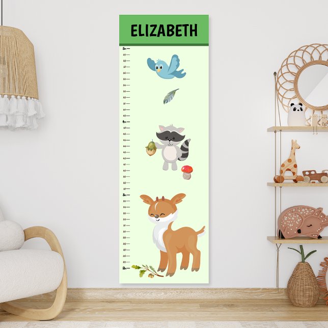 Woodland Forest Animals Growth Chart (Creator Uploaded)