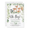 Woodland forest animals oh boy baby shower