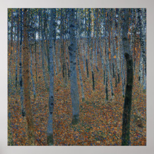 Woodland Forest Art Gustav Klimt - Beech Grove Poster