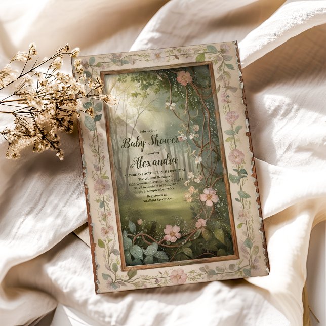 Woodland Forest Baby Shower Invitation (Creator Uploaded)