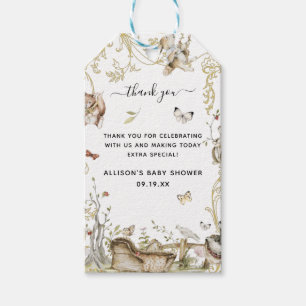 Woodland Forest   Baby Shower Thank You Gift Tags