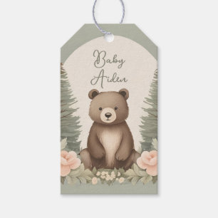 Woodland Forest Bear Gift Tags