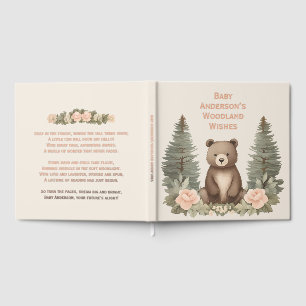 Woodland Forest Bear Guest Book