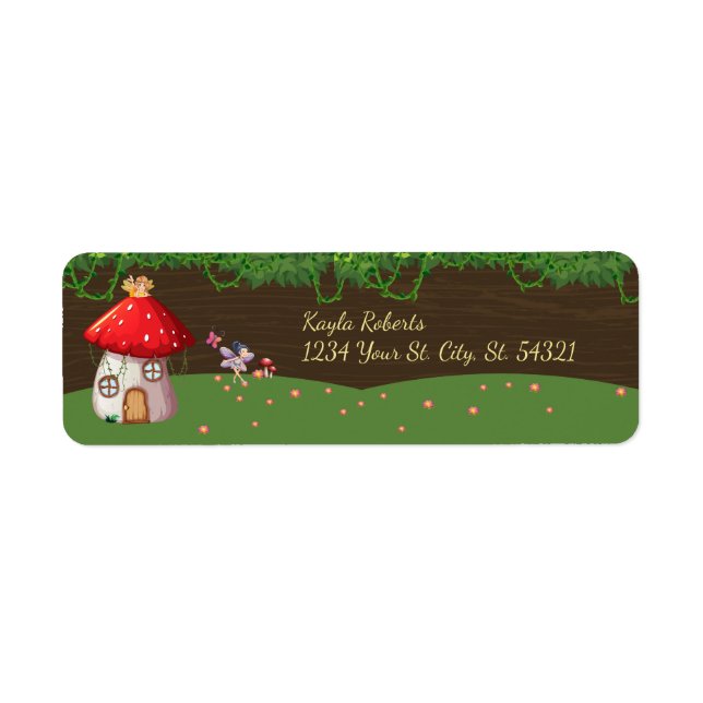 Woodland Forest, Fairy Birthday (Front)